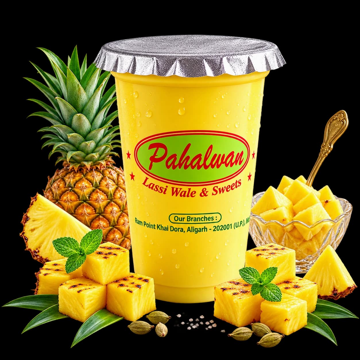 Special pineapple lassi