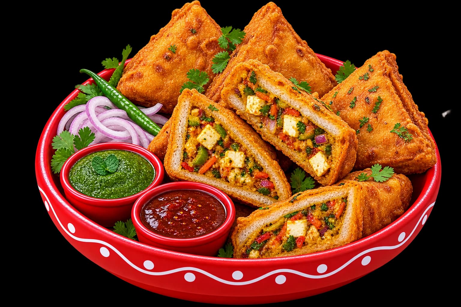Special Paneer veg bread pakoda